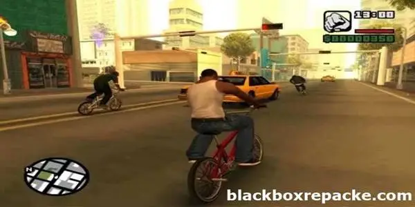 GTA San Andreas CJ on cycle